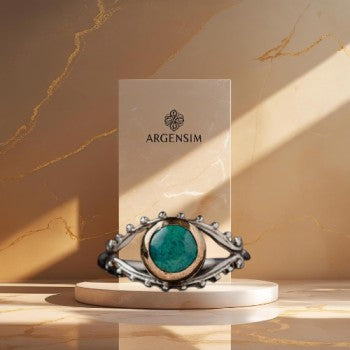 ARGENSIM - LAPEVLLY🧿💎 (Lapis Evil Eye Ring )