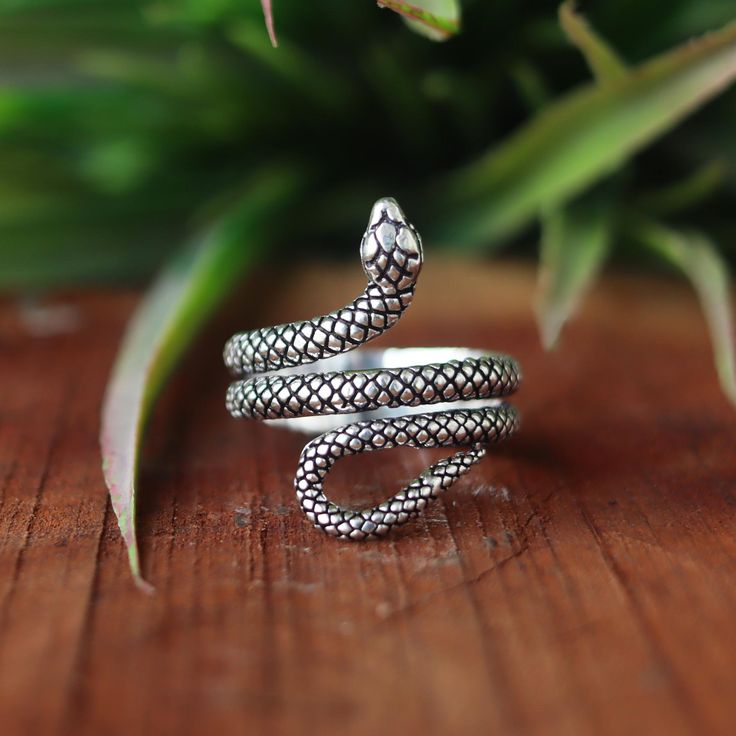 ARGENSIM - ANILLOS 🐍(Snake silver ring)