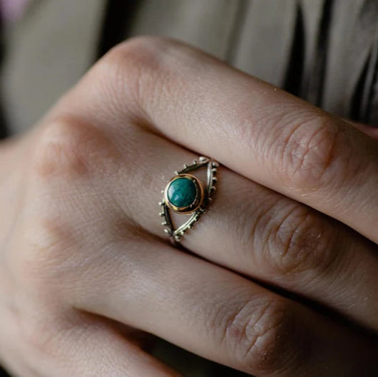 ARGENSIM - LAPEVLLY🧿💎 (Lapis Evil Eye Ring )