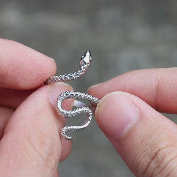 ARGENSIM - ANILLOS 🐍(Snake silver ring)