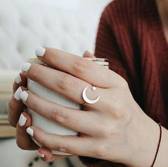 ARGENSIM - MONSTLLY🌙⭐ (Moon & Star silver ring)