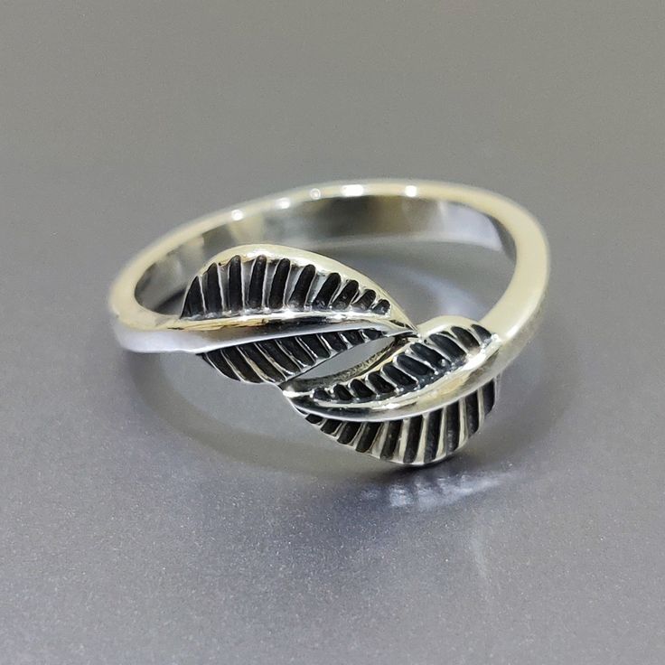 ARGENSIM - LEAFLLY🍃 (Leaf silver ring)